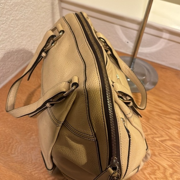 MCM Satchel all leather with studs - Picture 7 of 9